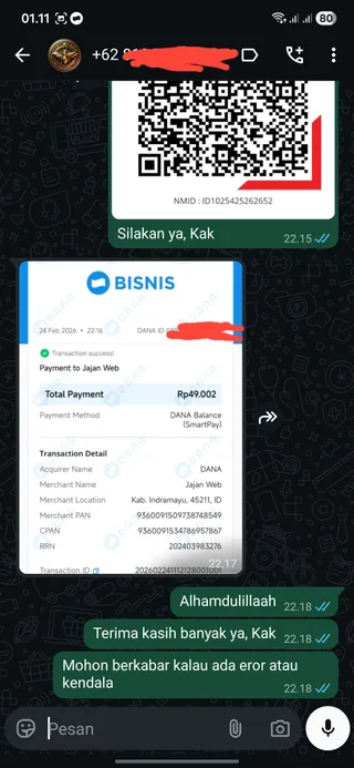 Testimoni Disney Plus — screenshot asli pelanggan Jajan Web